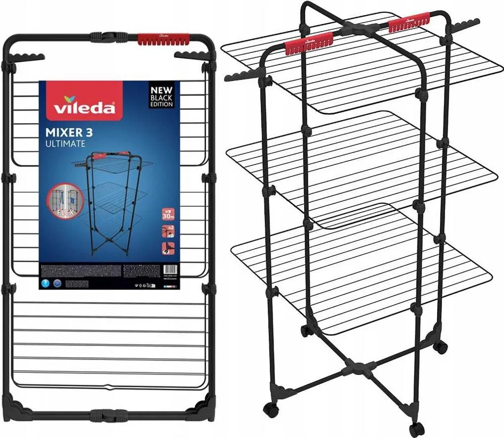Vileda Mixer 3 Ultimate Tower Airer: 30m di Bucato in Solo 71cm