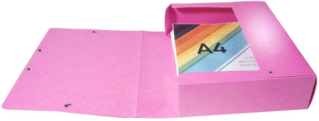 Boîte de classement Iderama Exacompta A4 80mm carton rigide assorti - 9