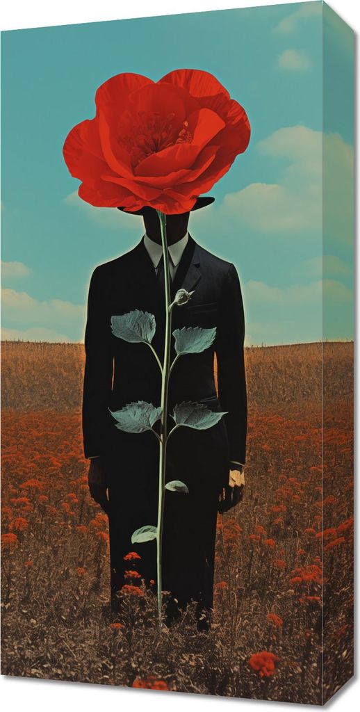 Bild 30x60cm Beobachter hinter dem Maku