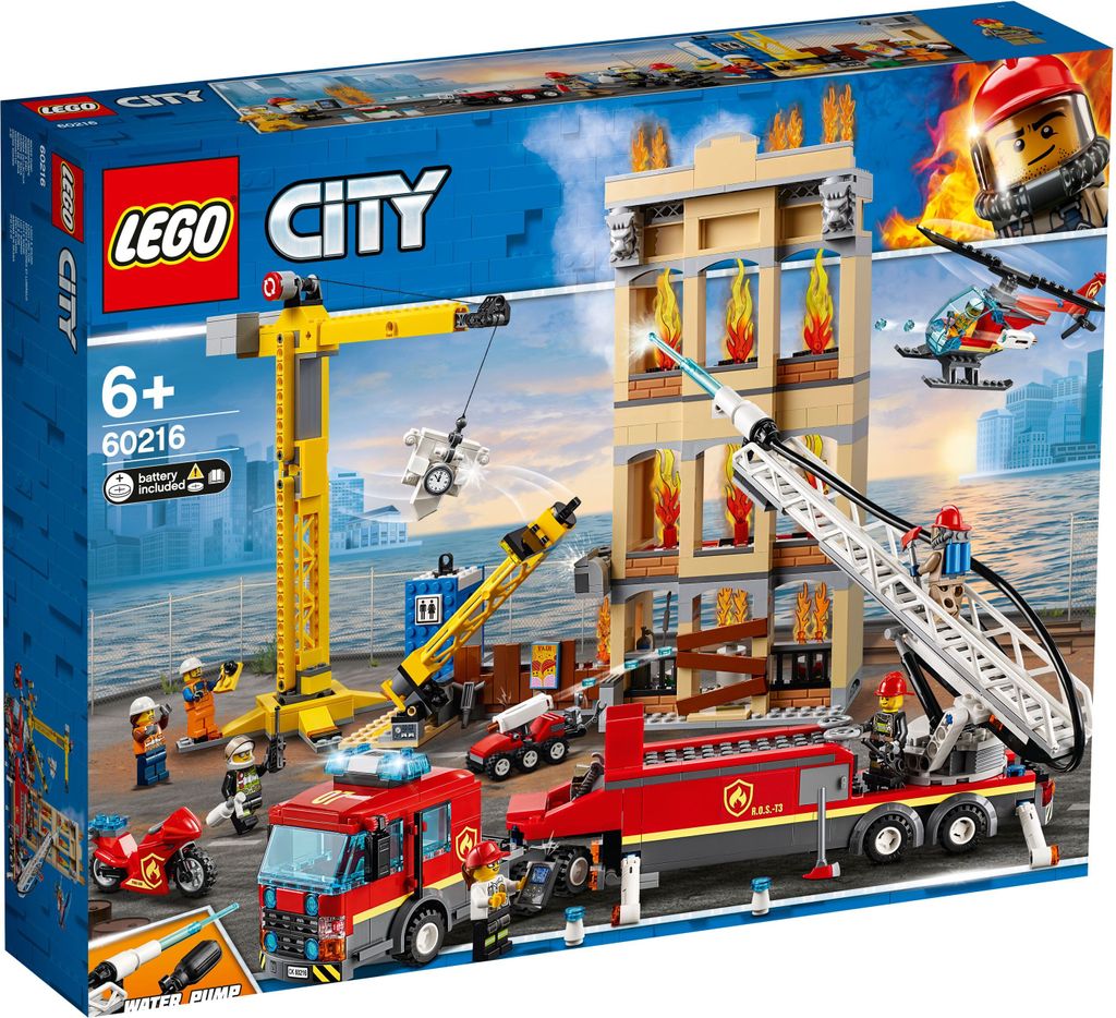 LEGO® City Straż pożarna w mieście, 60216 Zdjęcie produktu 