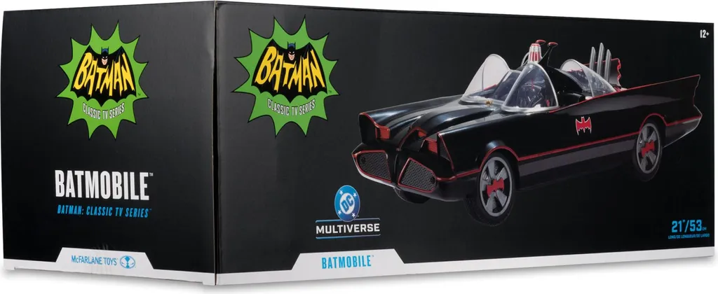 Voiture de Collection Batmobile Batman 1966 DC Multiverse Grand Format - 8