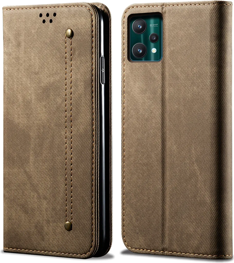 Cover Realme 9 Pro+ Professionale | Custodia Pelle Khaki Business