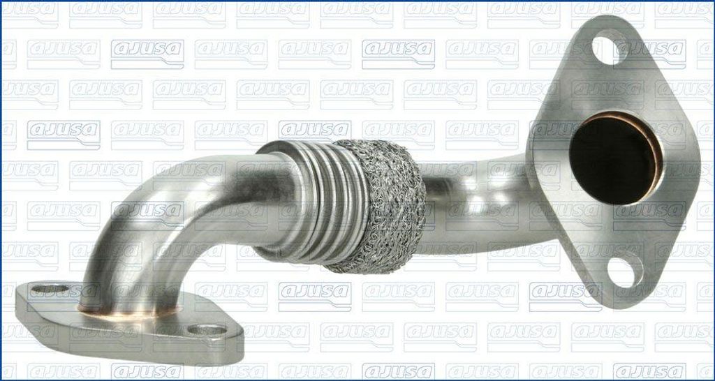 AJUSA AGR-Rohr Rohrleitung AGR-Ventil PGR0004 für VW Golf IV Schrägheck (1J1) 170mm 80mm 90mm 310g