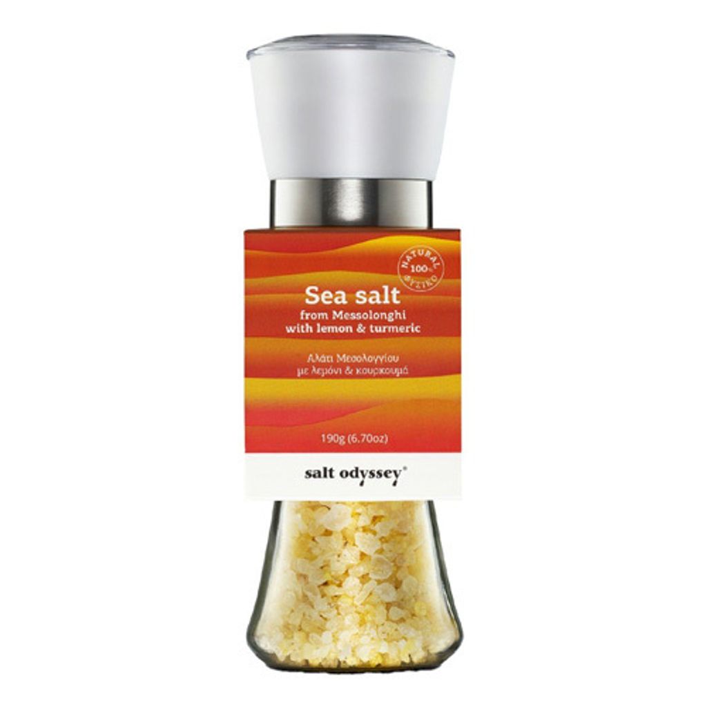 Salt Odyssey – Sel marin de Messolonghi au citron et au Image du produit 