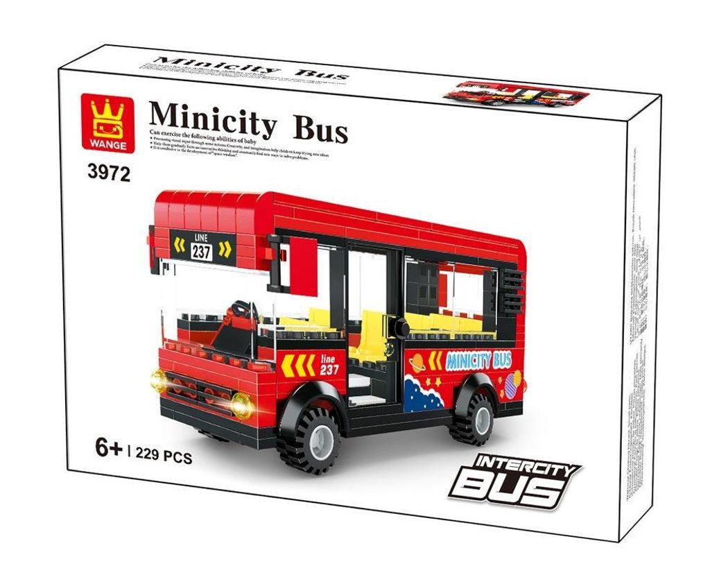 Wange 3972 – Linienbus, 229 Teile | Kompatible Bausätze Produktbild 