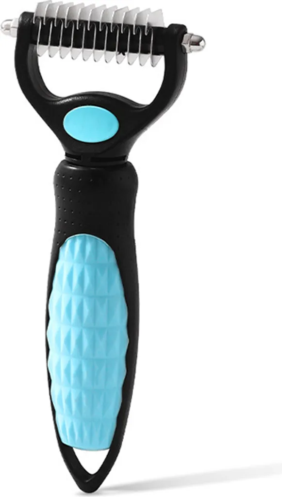 Pettine INF Verde S per Sottopelo Cani e Gatti - Design Ergonomico