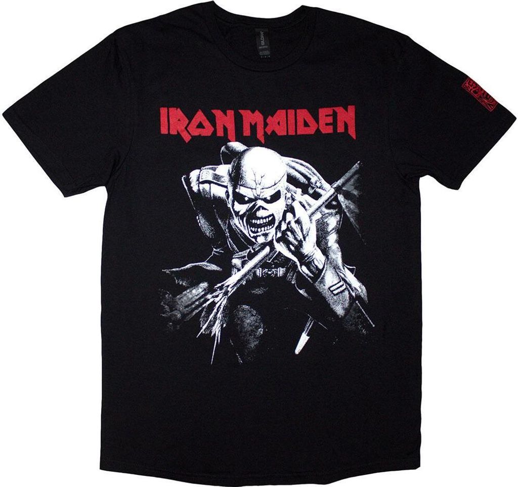 Iron Maiden - "50 Trooper Charge" T-Shirt für Herren/Damen Uni RO13865 (L) (Schwarz)