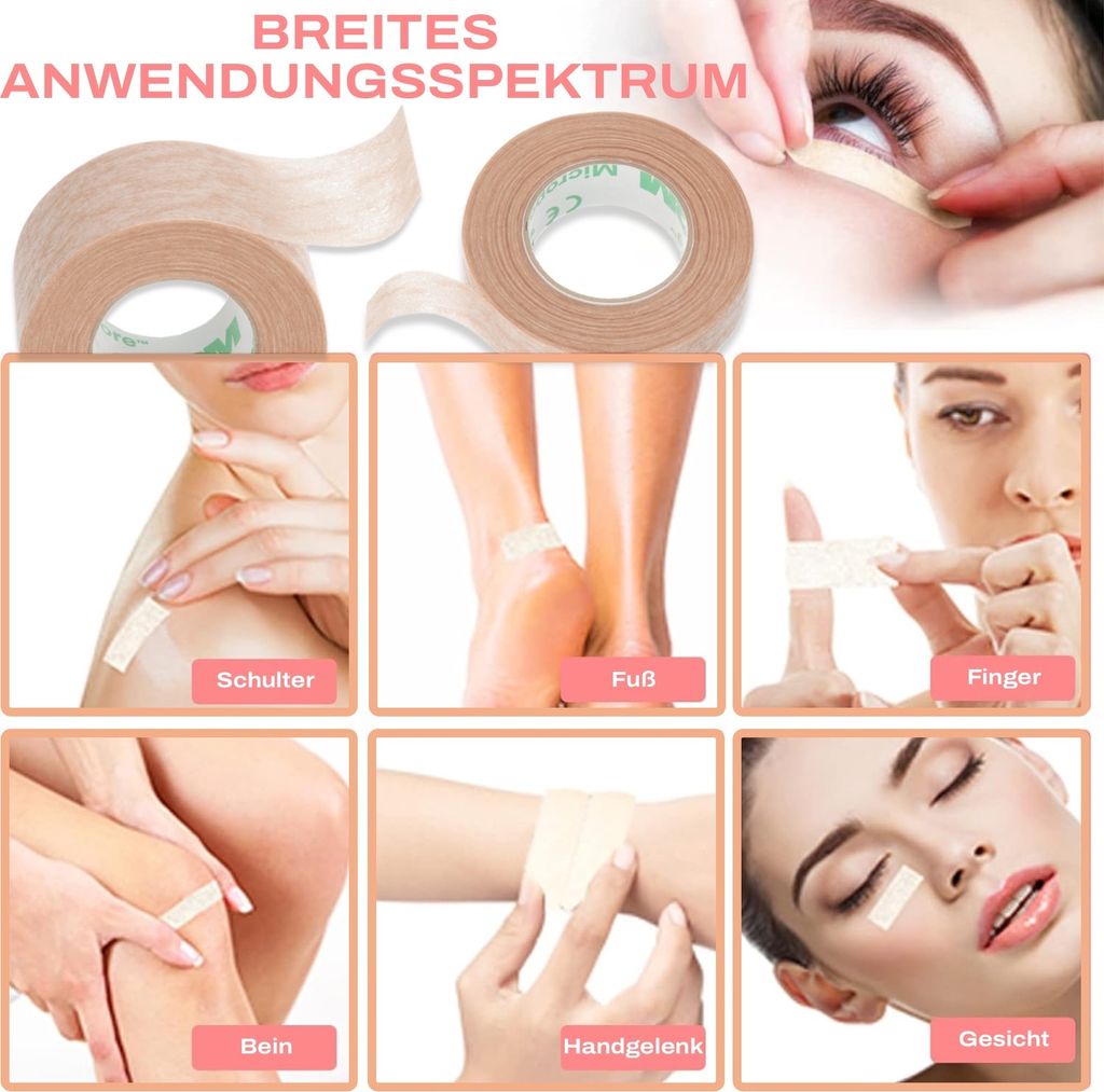 3M Micropore Vliespflaster Hypoallergen Hautfarben für Haut Produktbild 8
