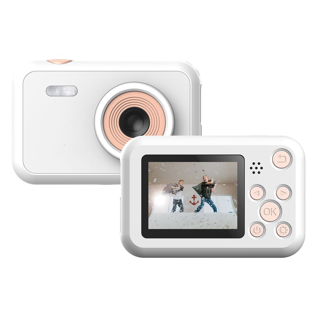 SJCAM FunCam 1080P Hochaufloesende Digitalkamera fuer Kinder Tragbare Mini-Videokamera mit 12 Megapixel 2,0 Zoll LCD-Bildschirm 32 GB TF-Kartenspei...