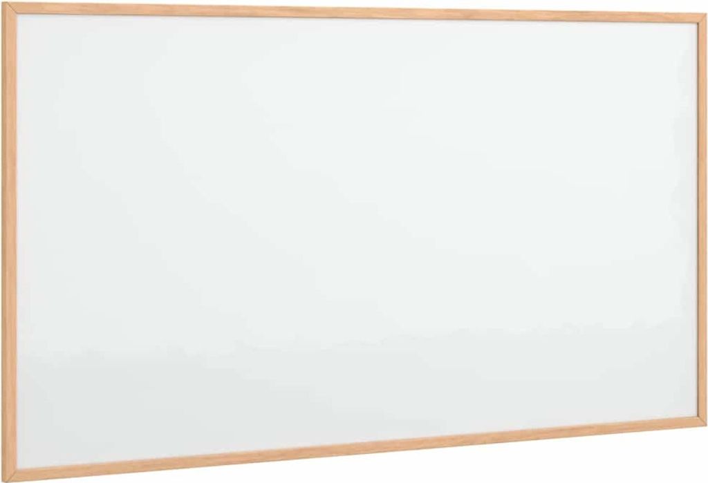 Magnetisches Whiteboard mit Rahmen aus massivem Kiefernholz 100 x 55 cm