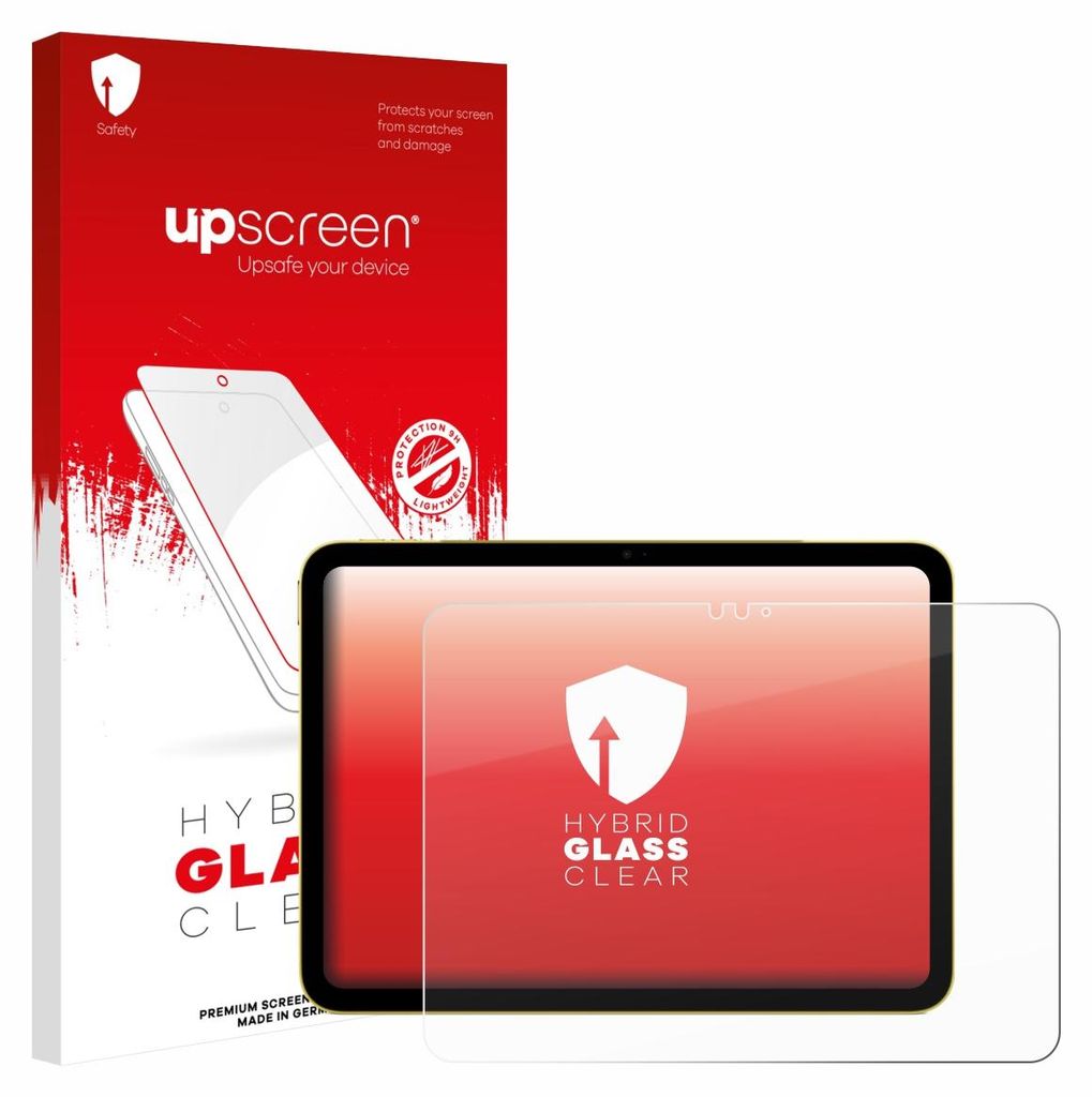 upscreen Schutzglas für Apple iPad Air 11" M3 WiFi 2025 Schutzfolie Panzer Folie Glas Display Schutz klar
