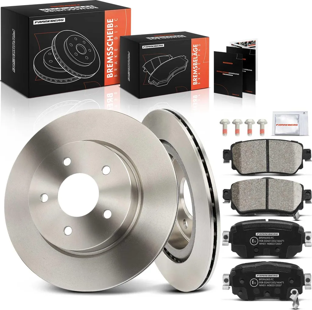 Éliminez les sifflements : Disques et plaquettes de frein arrière Nissan Leaf