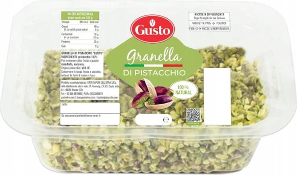 Pistaziengranulat Granella di Pistacchio 100g - Gusto Etna Produktbild 