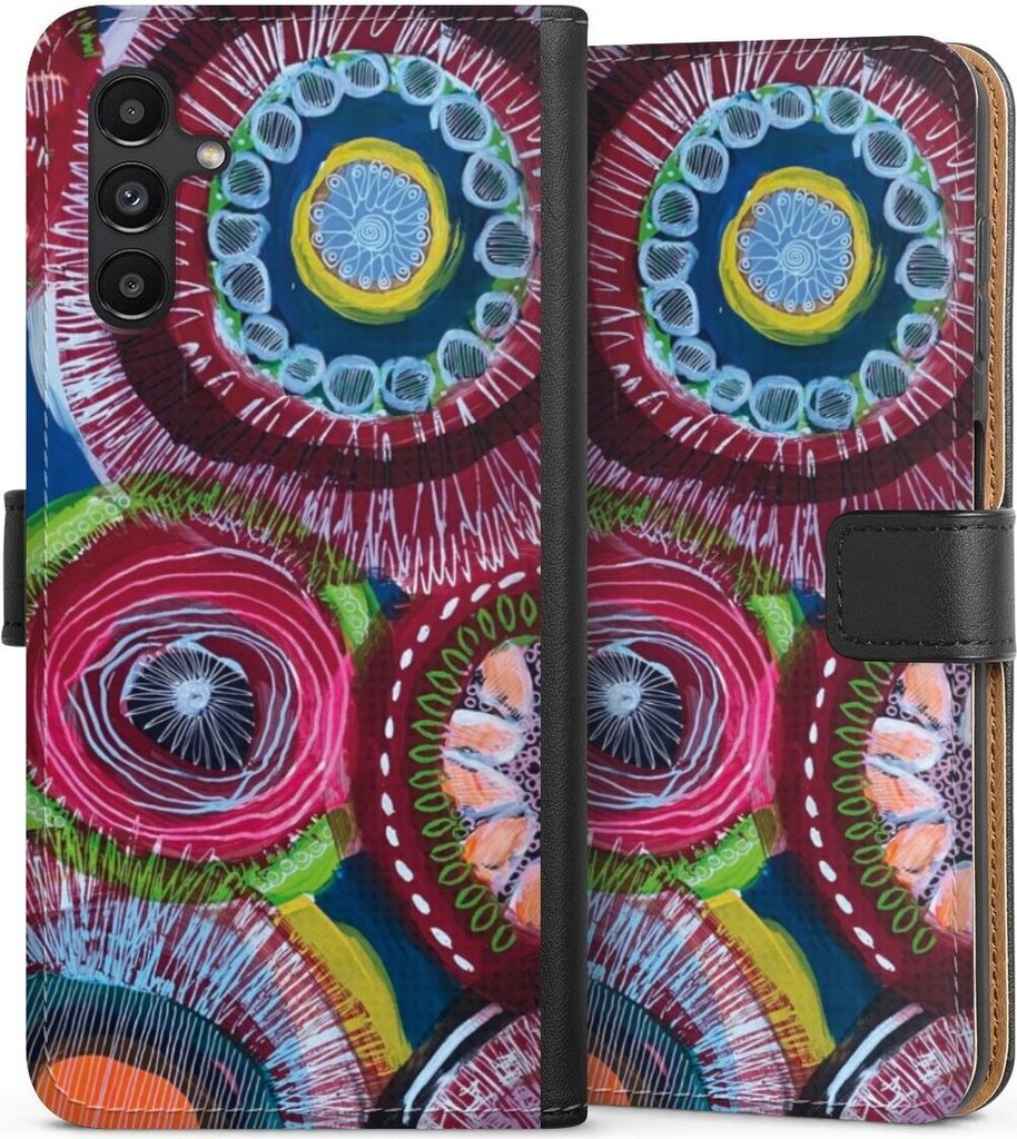 DeinDesign Klapphülle für Samsung Galaxy A13 5G Handytasche Lederhülle Tasche Farbe Malerei bunt