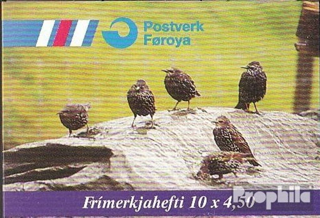 Briefmarken Dänemark - Färöer 1998 Mi MH15 (kompl.Ausg.) postfrisch Standvögel