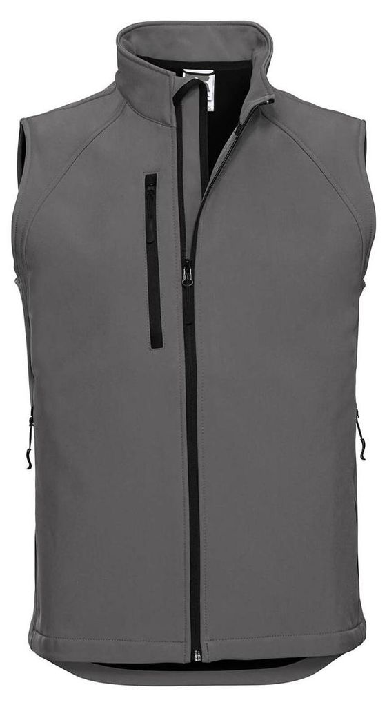 Russell Herren Soft-Shell-Weste, 3-lagig FK721 (XL) (Titangrau)