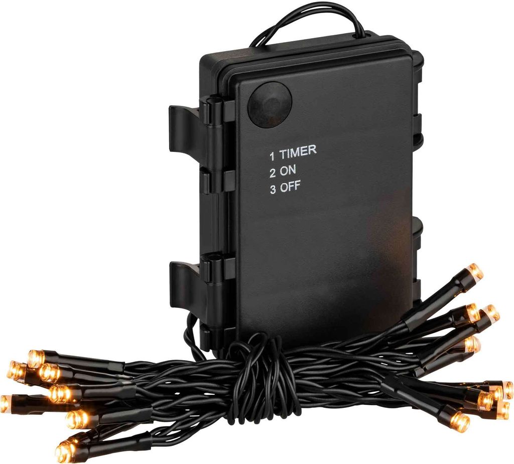 Coen Bakker LED Batterie Lichterkette außen 20 LED warmweiß Produktbild 