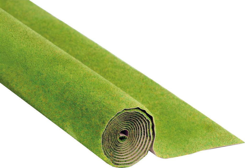 NOCH Grasmatte „Frühlingswiese“, mit Modellbau Gras, 300 x 100 cm für die Spurweiten H0, TT, N, Z perfekt auch zum Basteln und DIY