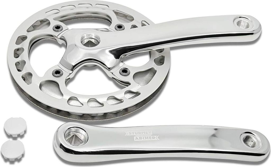 Sturmey Archer FCS-722 Kurbelgarnitur Aluminium Silber 42 Produktbild 