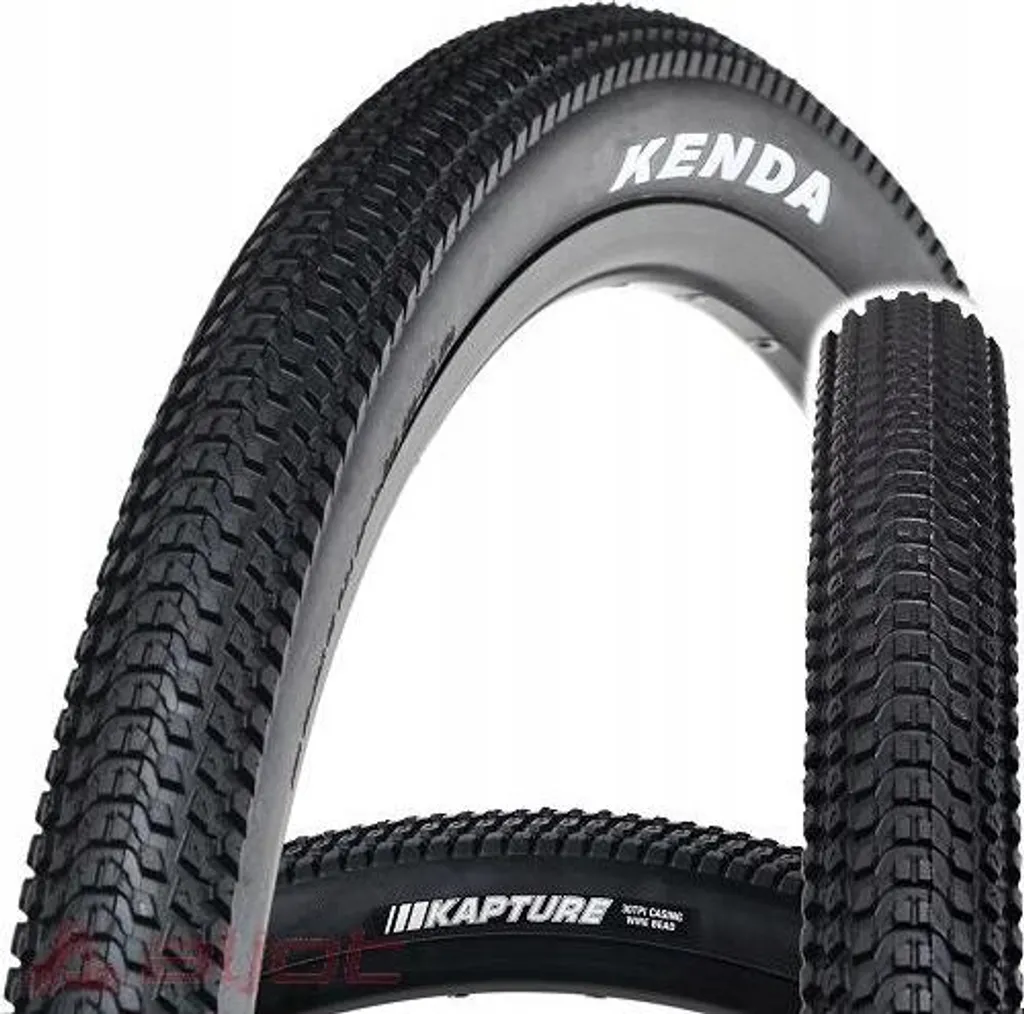 Pneu vélo 26 pouces pour randonnée VTT Kenda Kapture Fast Cube tout chemin