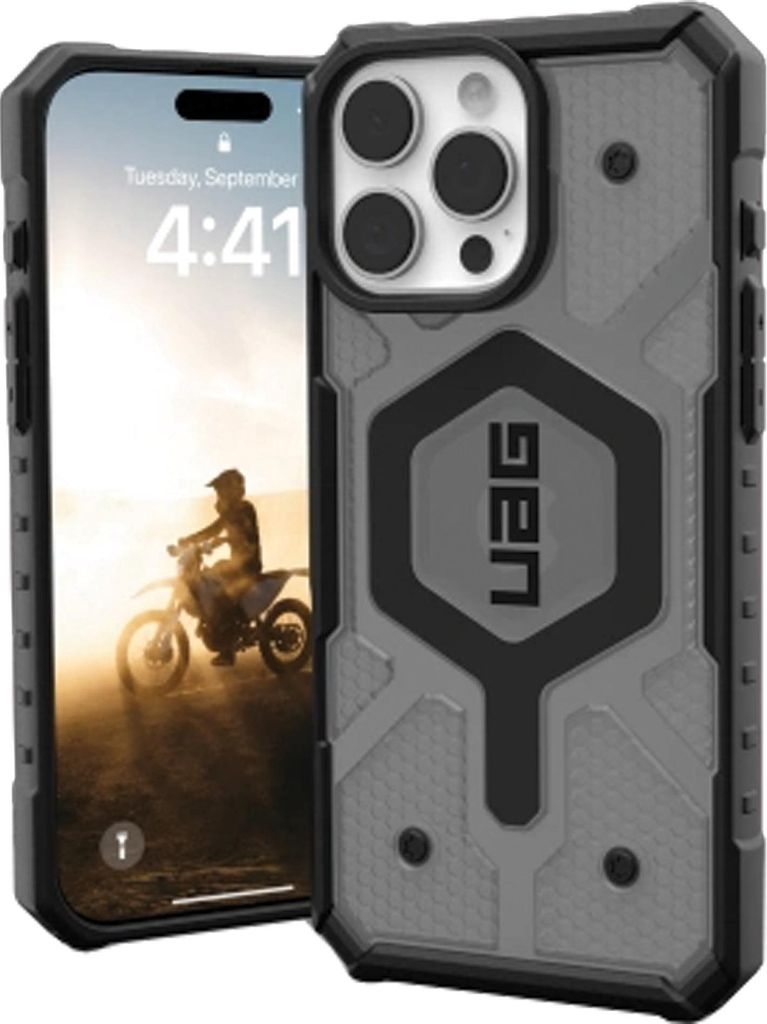 Uag Pathfinder Clear Magsafe Case per Iphone 16 Pro Max - Immagine del prodotto 