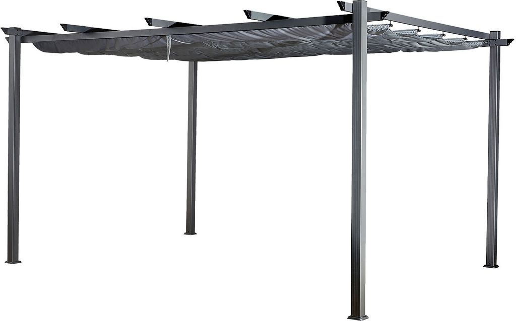 Pergola autoportante 3 × 4m CASSIS grise - structure Image du produit 