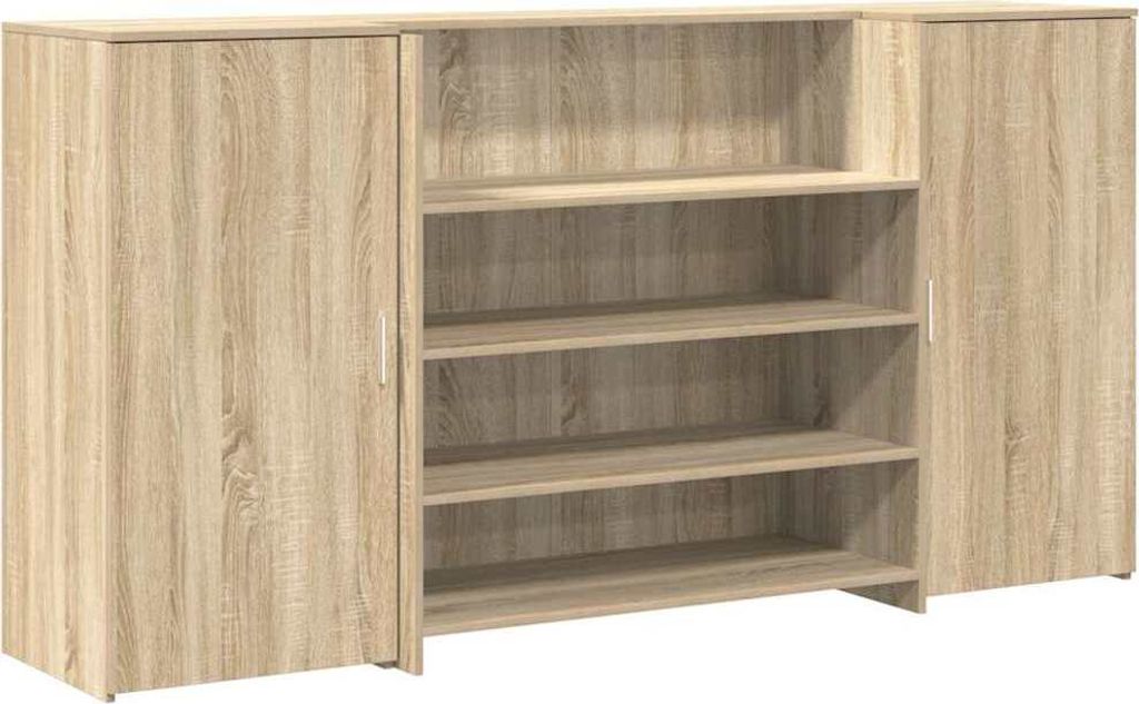 Empfangstheke Sonoma-Eiche 200x50x103,5 cm Holzwerkstoff
