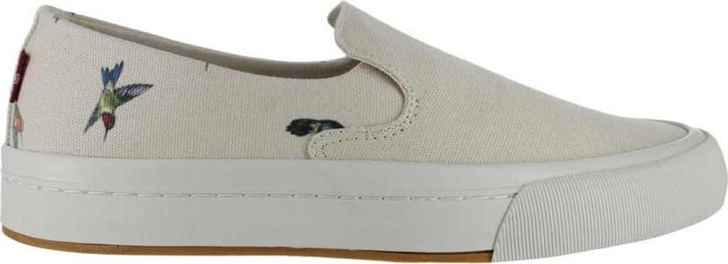LEVI'S SUMMIT Herren beige Slip-on Turnschuhe Stoff leicht 44