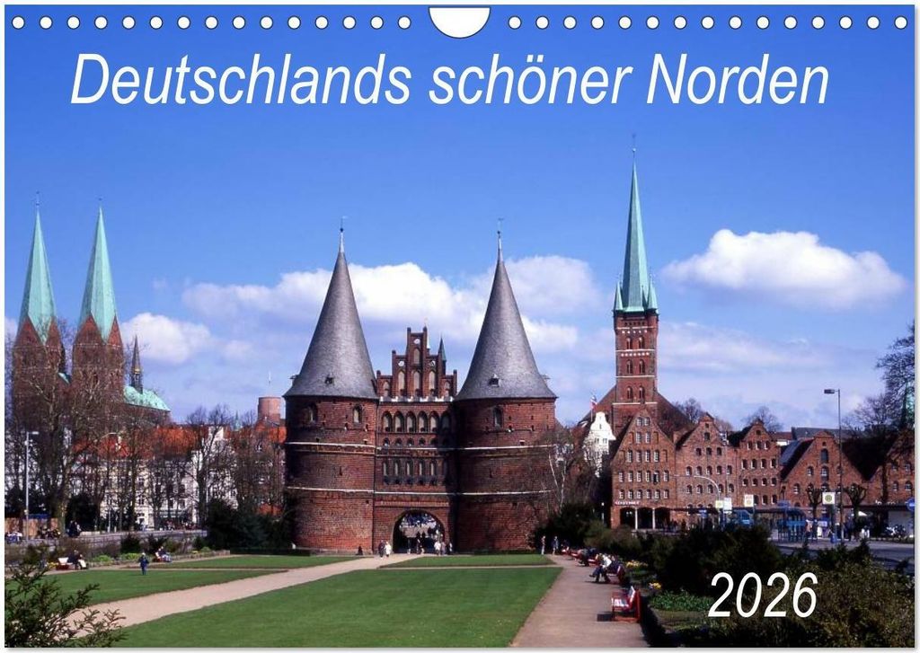 Deutschlands schöner Norden (Wandkalender 2026 DIN A4 quer), CALVENDO Monatskalender