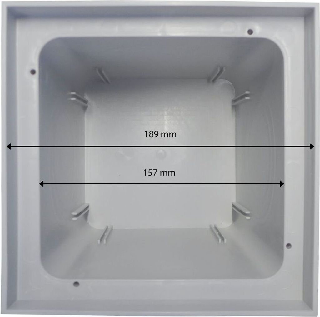 Marley Einlaufschacht 200x200mm mit Einlaufrost Hofablauf Produktbild 4