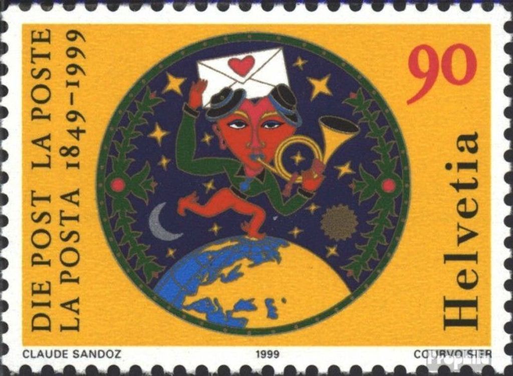 Briefmarken Schweiz 1999 Mi 1672 (kompl.Ausg.) gestempelt Produktbild 