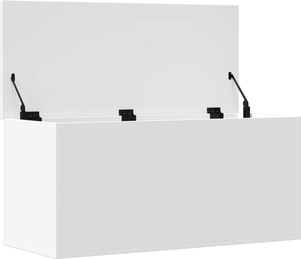 vidaXL Truhe Weiß 100x42x46 cm Holzwerkstoff Produktbild 6