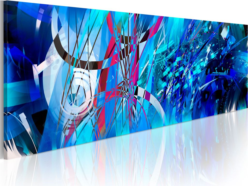 Modernes Wandbild 020101-104 (120x40) - 1 Teilig Bilder Fotografie auf Vlies Leinwand Foto Bild Dekoration Wand Bilder Kunstdruck Abstrakt