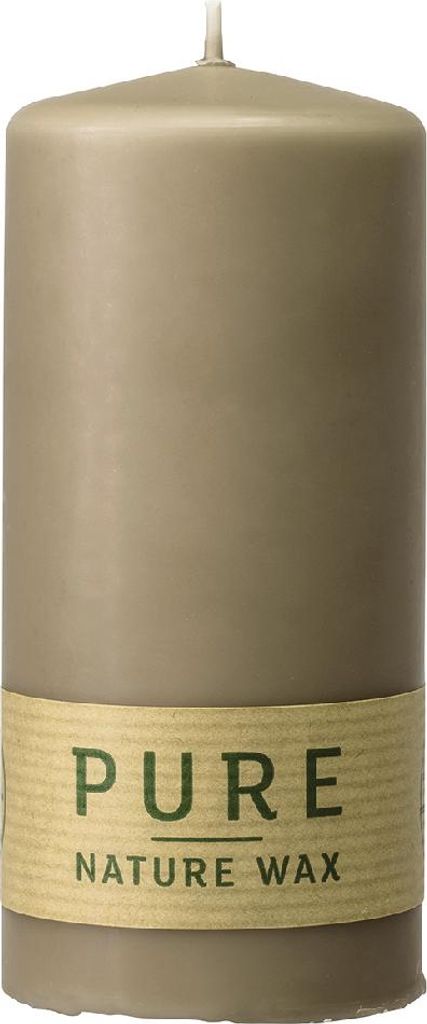 WENZEL PURE Kerze Safe Candle, 13 x 6 cm, sand