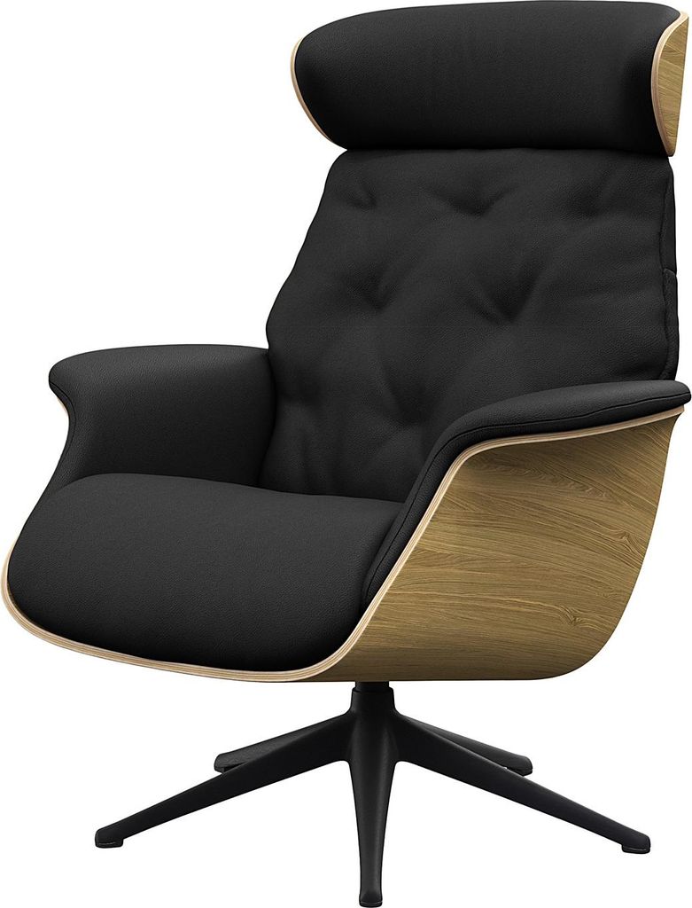 home24 Relaxsessel - Echtleder