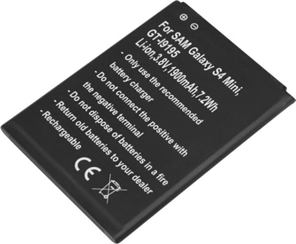 Avizar, Li‐Ion Akku 3.8 V 1900mAh mit NFC für Galaxy S4 Mini – vielseitig,