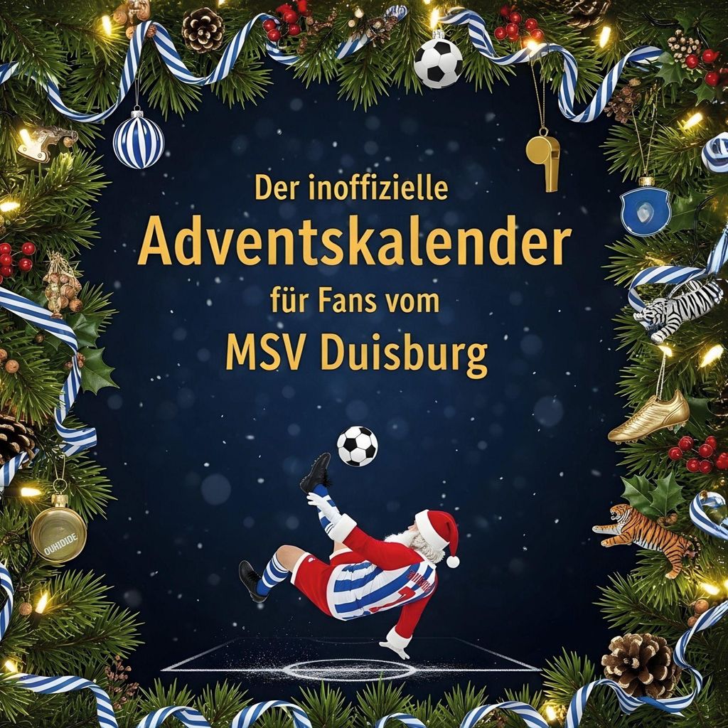 Der inoffizielle Adventskalender für Fans vom MSV Duisburg