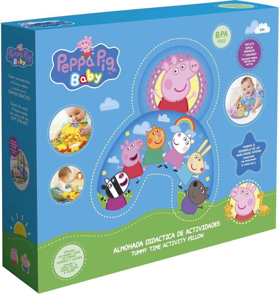 Peppa Pig-Aktivitätskissen