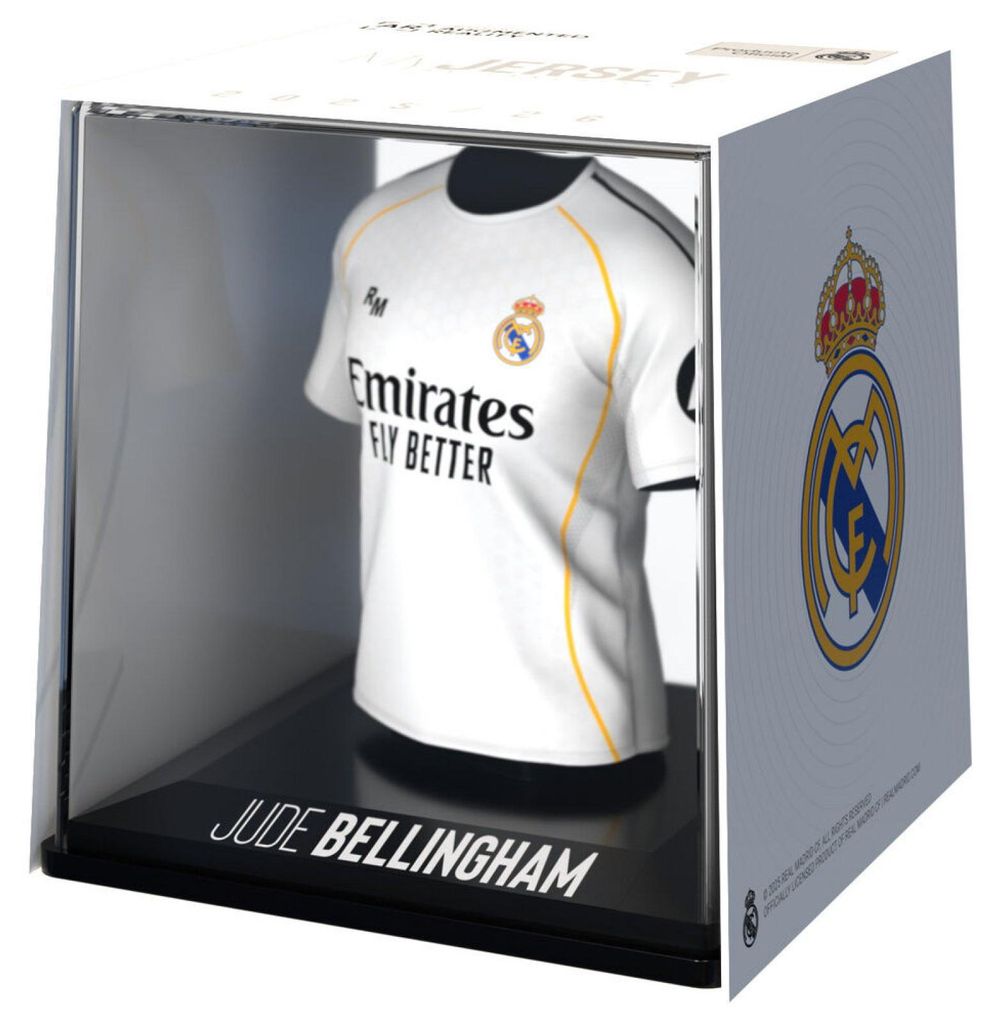 Figurina in mini-maglietta di Bellingham del Real Madrid Immagine del prodotto 
