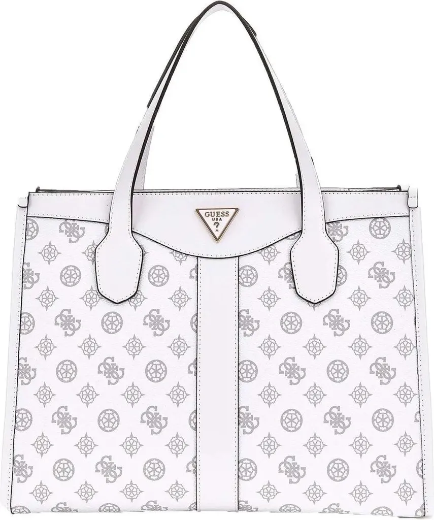 Guess Silvana 2-Comp Bianco Tote Logo PM866522
