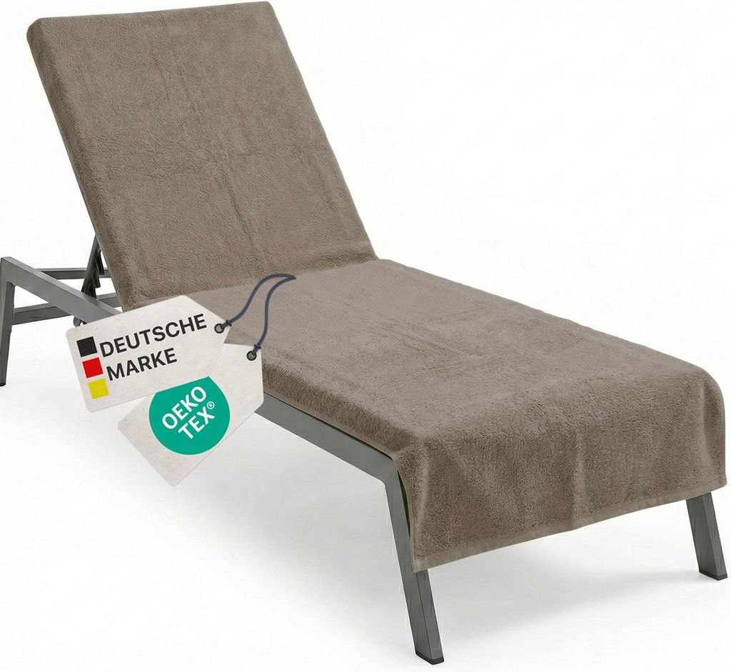 NYVI Frottee Schonbezug für Gartenliege NYVISpa 75x200 cm Produktbild 