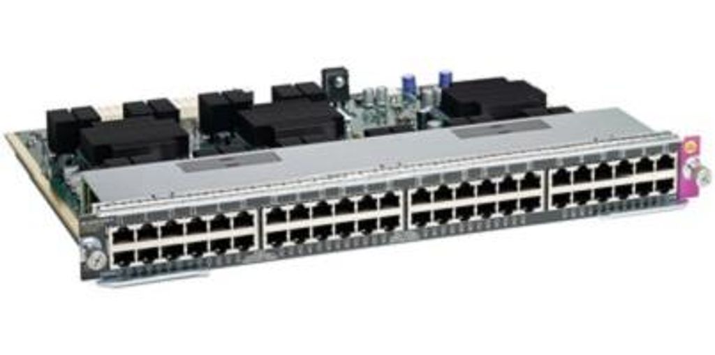 Cisco Catalyst 4500E Series Line Card - Switch - 48 x 10/100/1000 - Plugin-Modul - für Catalyst 4507R-E, 4507R-E Data Bundle, 4507R-E PoE Bundle, ...