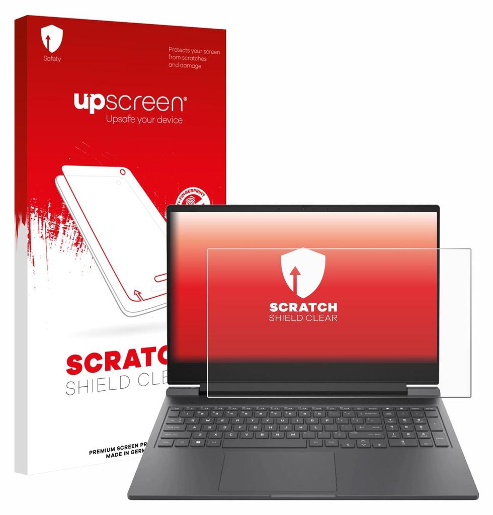 upscreen Schutzfolie für HP Victus 16-r0024nf Displayschutz Displayschutzfolie Folie Klar Transparent