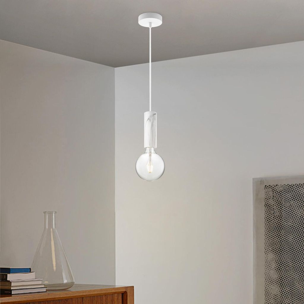 Home Sweet Home Hängeleuchte Marble Saga - G180 - dimmbar E27 klar