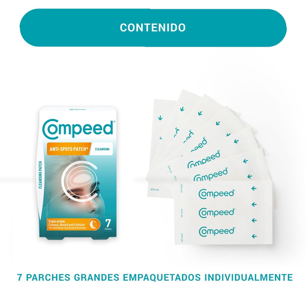 Compeed - Anti-Pickel* Patch Reinigend– Reinigt, absorbiert und entfernt– Hydrokolloid Pickel Patch*- Ideal für die Anwendung in der Nacht– ...