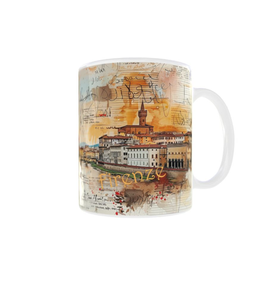 Becher 300ml Urlaub Stadt Reisen Italien Florenz