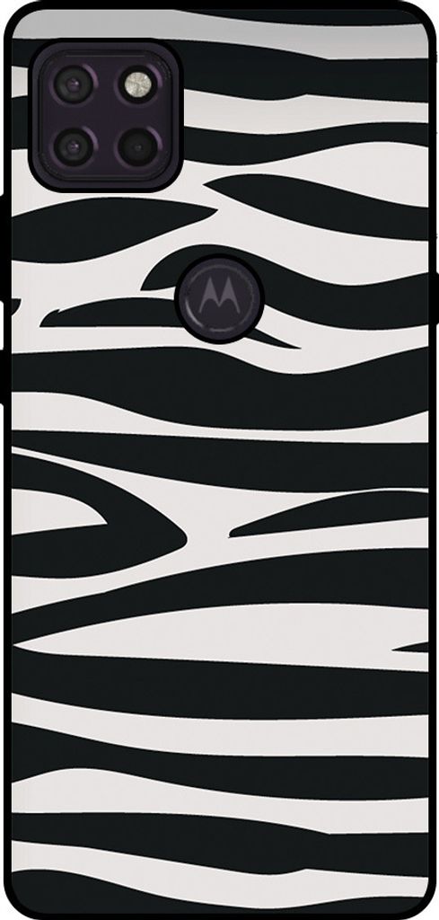 Smartphonica Telefon Fall geeignet für Motorola Moto G5 mit Zebra-Druck - TPU zurück Abdeckung Fall Zebra-Design - Schwarz Weiß