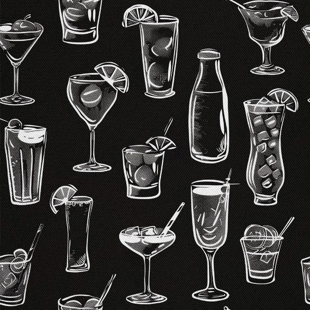 OUTDOOR DEKOSTOFFE OXFORD - Motiv Cocktail | DX8613