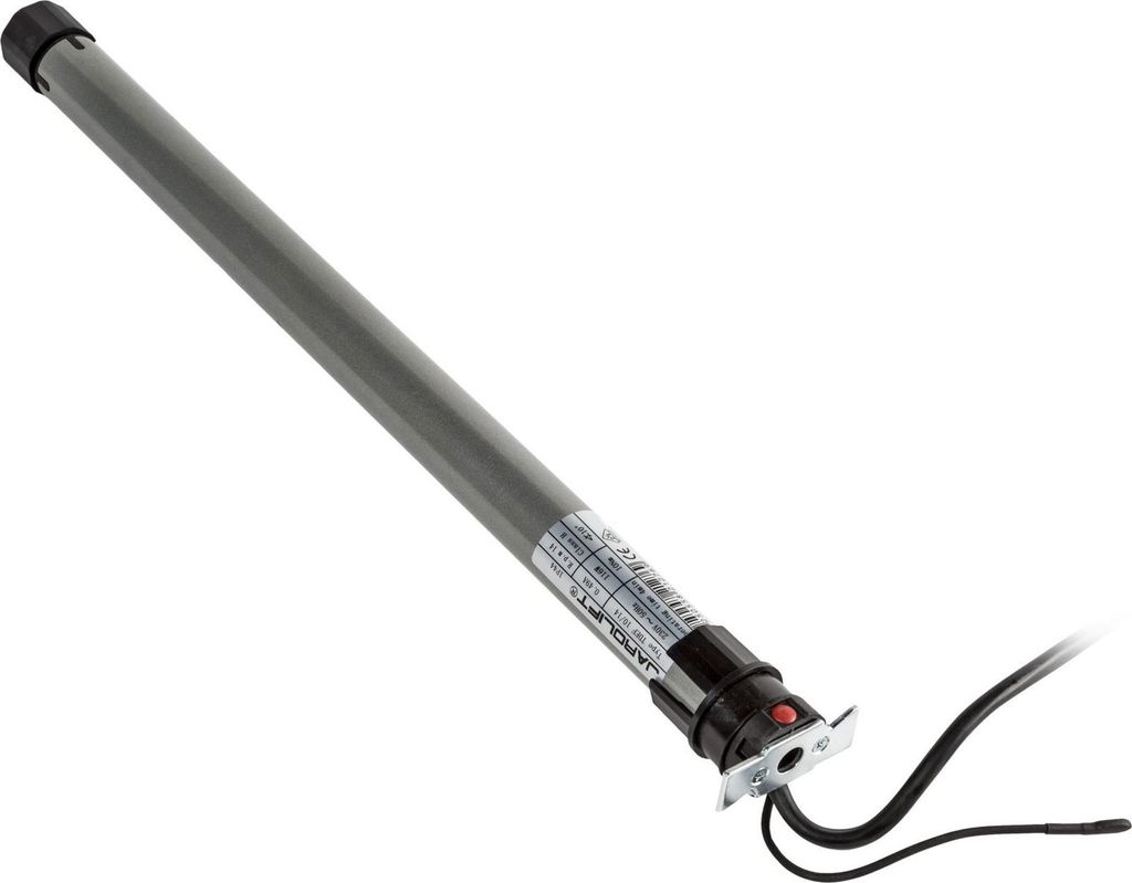 Jarolift Funk-Rollladenmotor TDEF, TDEF 10/14 (10 Nm / SW40) leiser Funkmotor mit Rolling Code, Blockiererkennung, Zwischenposition, IP44, inkl. Ad...
