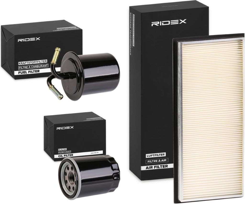 RIDEX Filterset Inspektionspaket Filtersatz für SUBARU FORESTER (SG) IMPREZA Schrägheck (GR, GH, G3) IMPREZA Stufenheck (GD) FORESTER (SF) OUTBACK